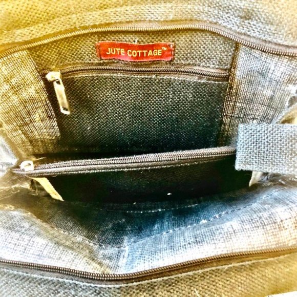 Jute Cottage Shoulder Handbag Eco-Friendly NEW - Picture 14 of 15